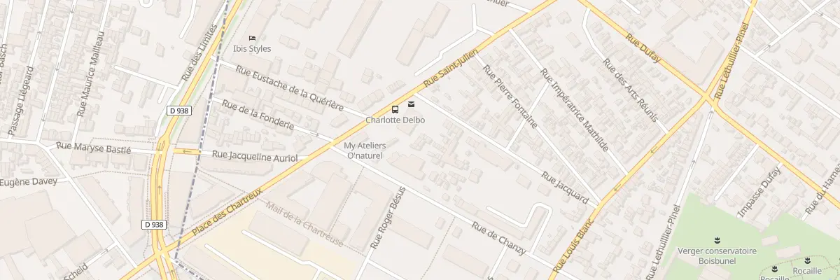Plan du 45 Rue Jacquard à Rouen
