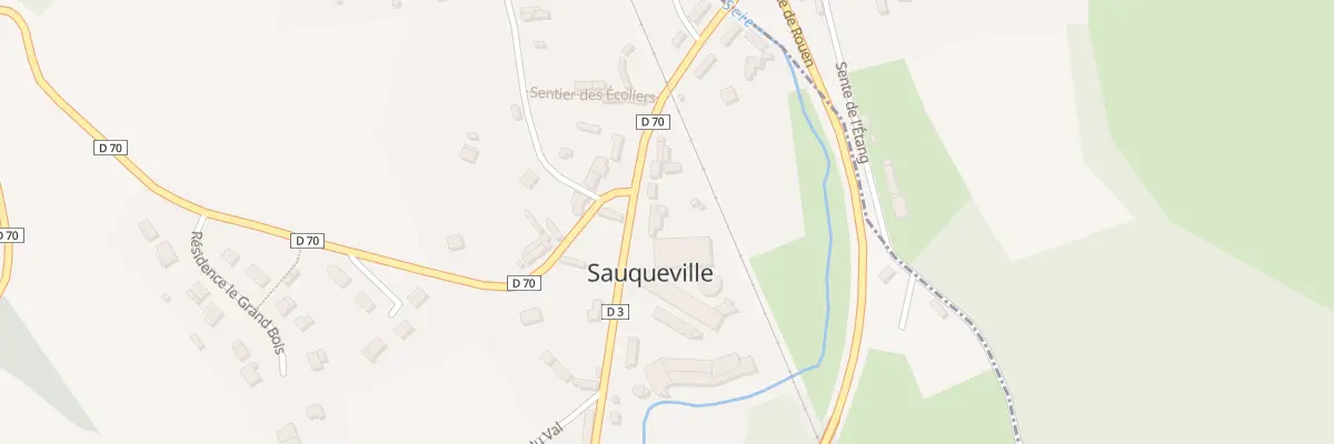 Plan du 185 Rte de la Pomme à Sauqueville