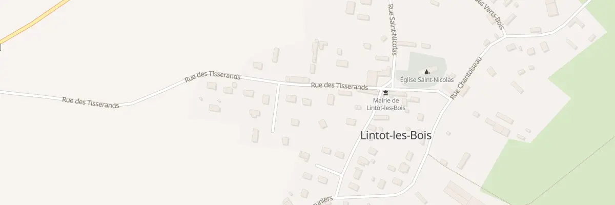 Plan du 12 Rue des Tisserands à Lintot-les-Bois
