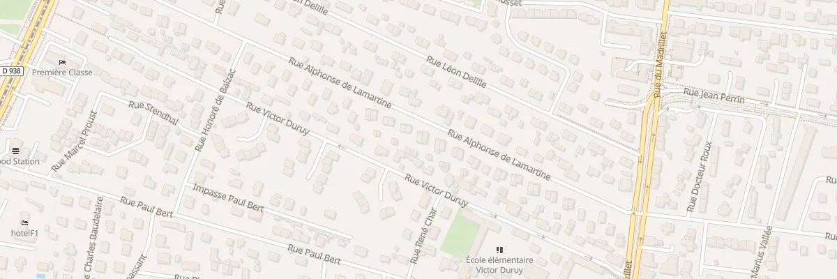 Plan du 45 Rue Lamartine à Saint-Étienne-du-Rouvray