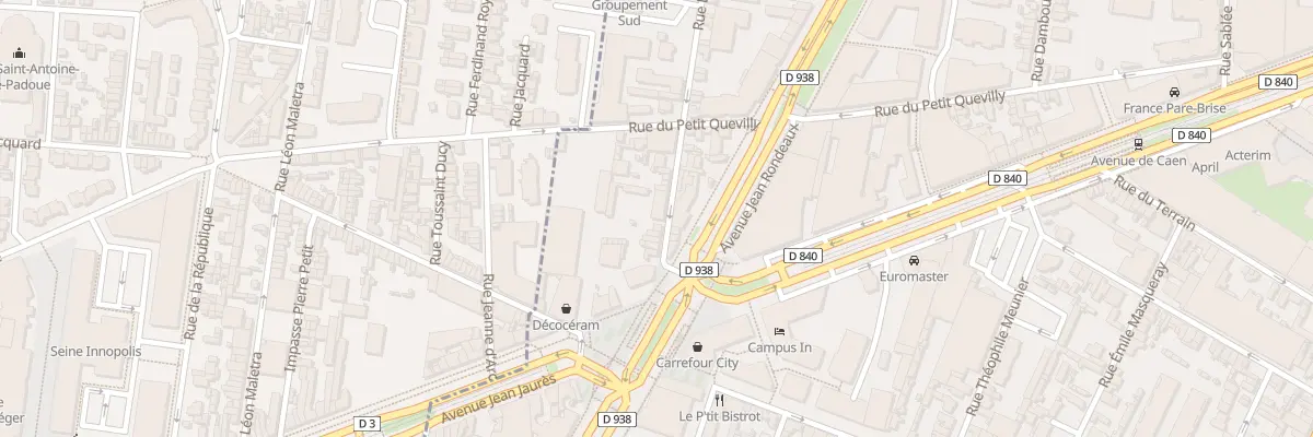 Plan du 22 Rue du Nouv Monde à Rouen