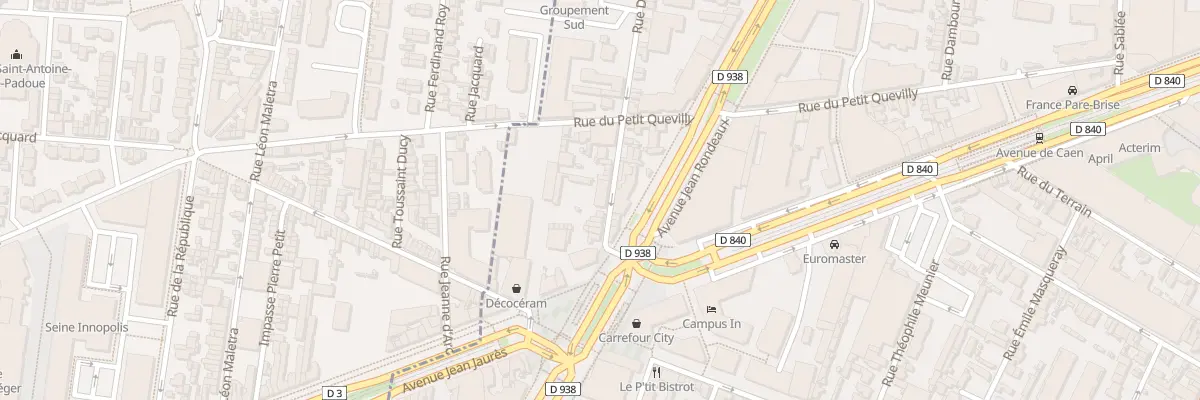 Plan du 20 Rue du Nouv Monde à Rouen