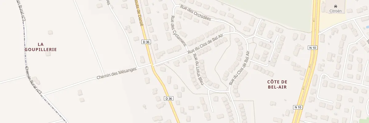 Plan du 4 Rue du Clos de Bel Air à Saint-Ouen