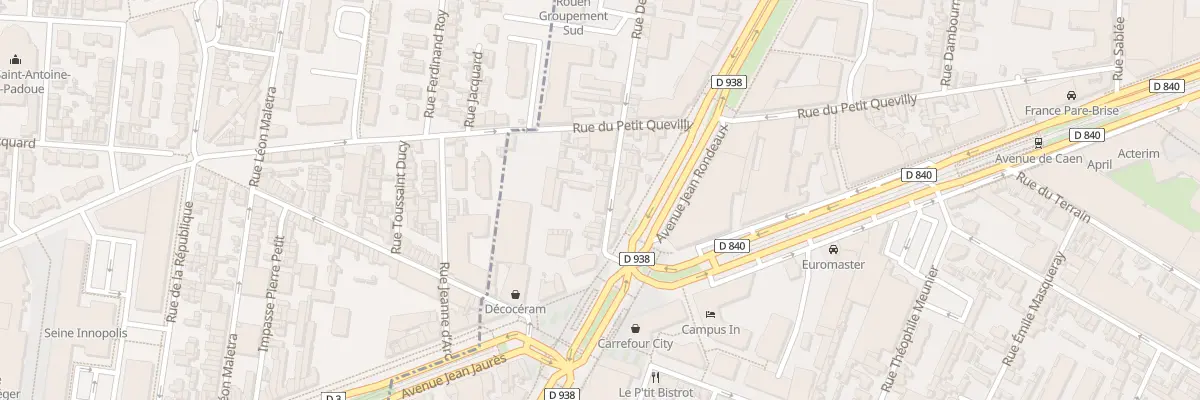 Plan du 18 Rue du Nouv Monde à Rouen