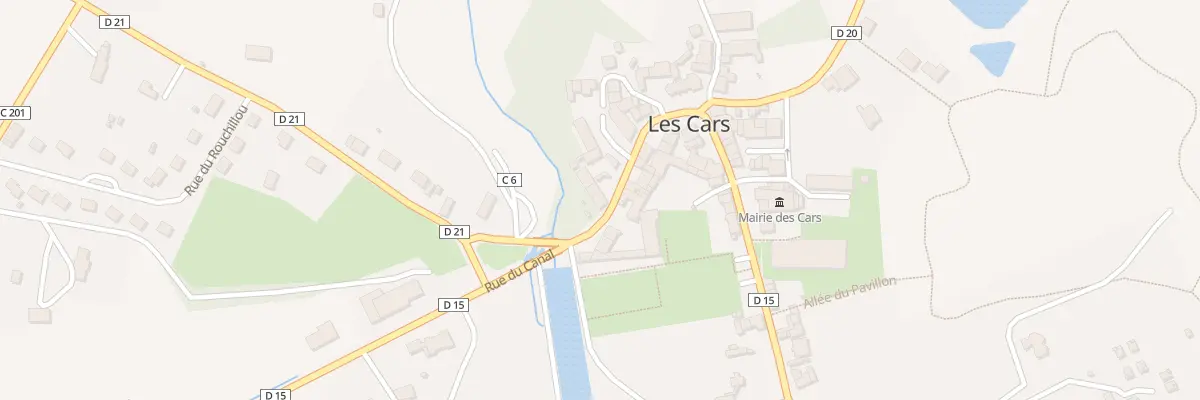 Plan du 20 Rue du Canal aux Cars