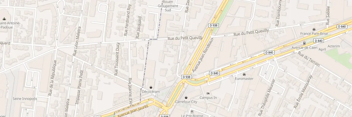 Plan du 16 Rue du Nouv Monde à Rouen