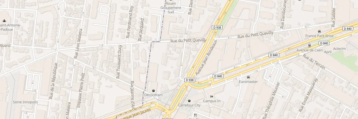 Plan du 14 Rue du Nouv Monde à Rouen