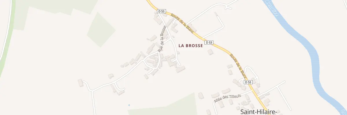 Plan du 26 La Brosse à Saint-Hilaire-sur-Benaize