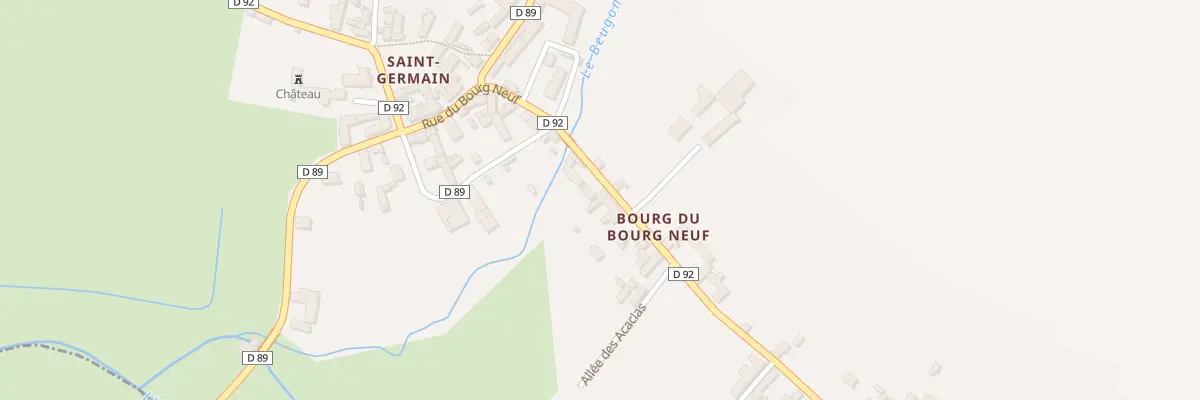 Plan du 16 Rue du Bourg Neuf à Saint-Jean-Saint-Germain