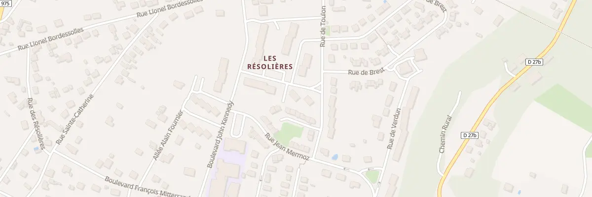 Plan du 3 Rue Georges Clémenceau au Blanc