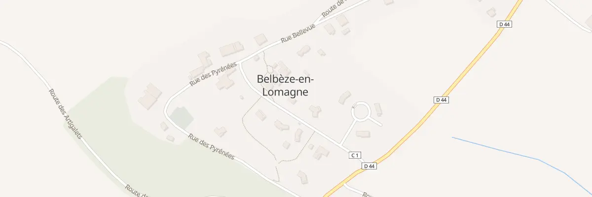 Plan du 1 Rue de l’Autan à Belbèze-en-Lomagne