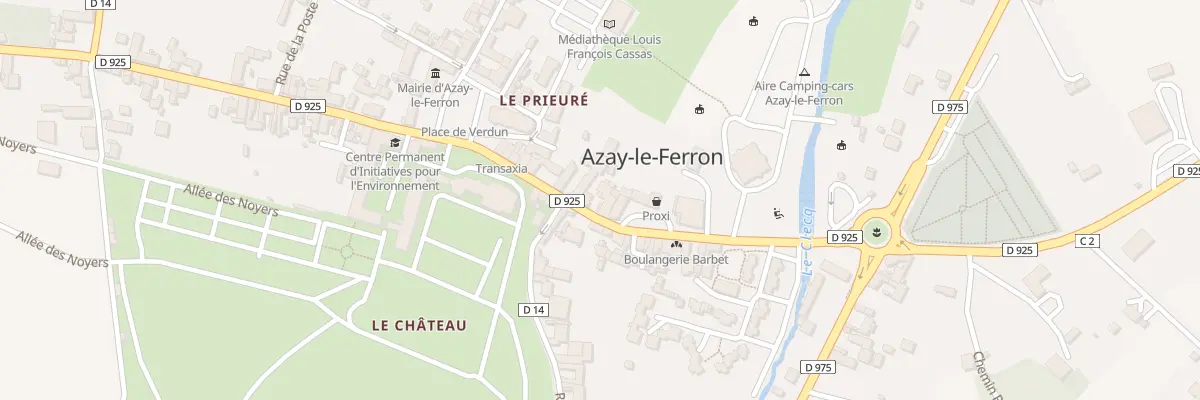 Plan du 12 Rue Hersent Luzarche à Azay-le-Ferron