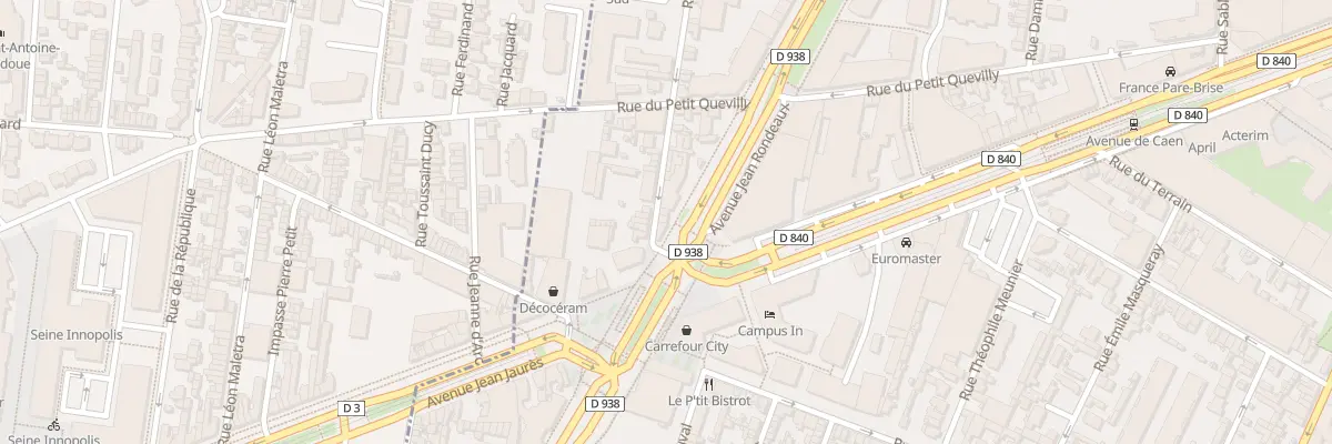 Plan du 13 Rue du Nouv Monde à Rouen