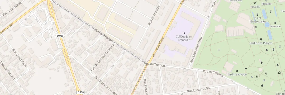 Plan du 14 Rue du Trianon à Rouen