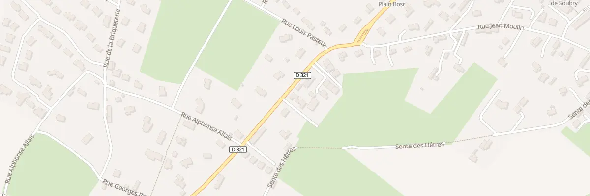 Plan du 91 Rue du Plain Bosc à Houppeville