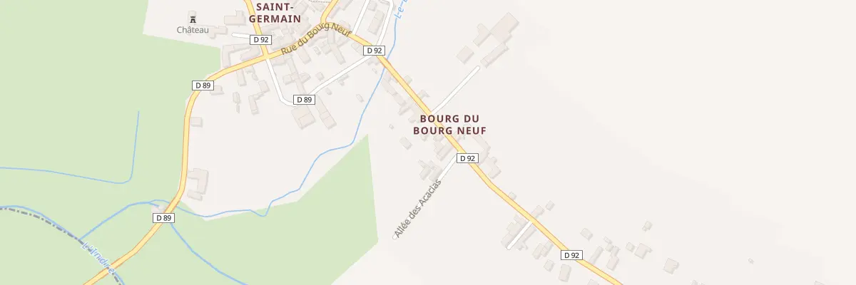 Plan du 24 Rue du Bourg Neuf à Saint-Jean-Saint-Germain