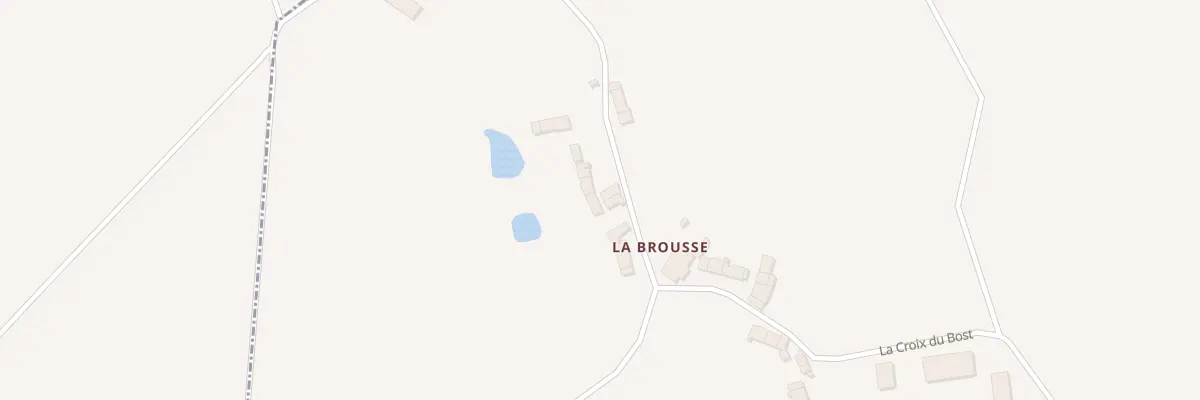 Plan du 5093 La Brousse à La Bazeuge