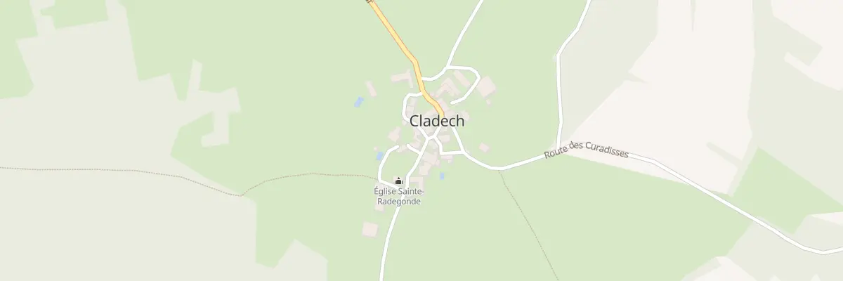 Plan du 34 Le Bourg à Cladech