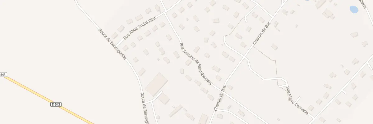 Plan du 11 Rue Antoine de Saint-exupéry à Sacquenville
