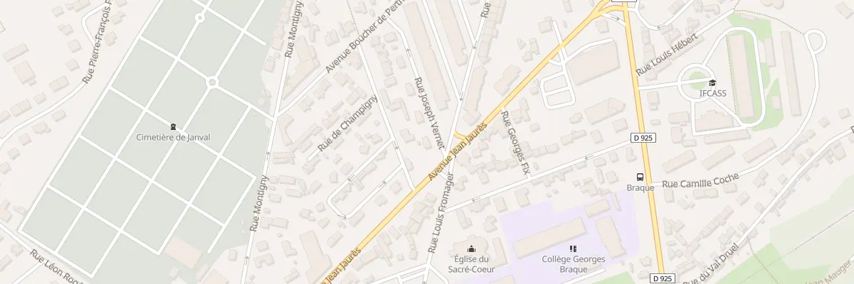 Plan du 5 Rue Joseph Vernet à Dieppe