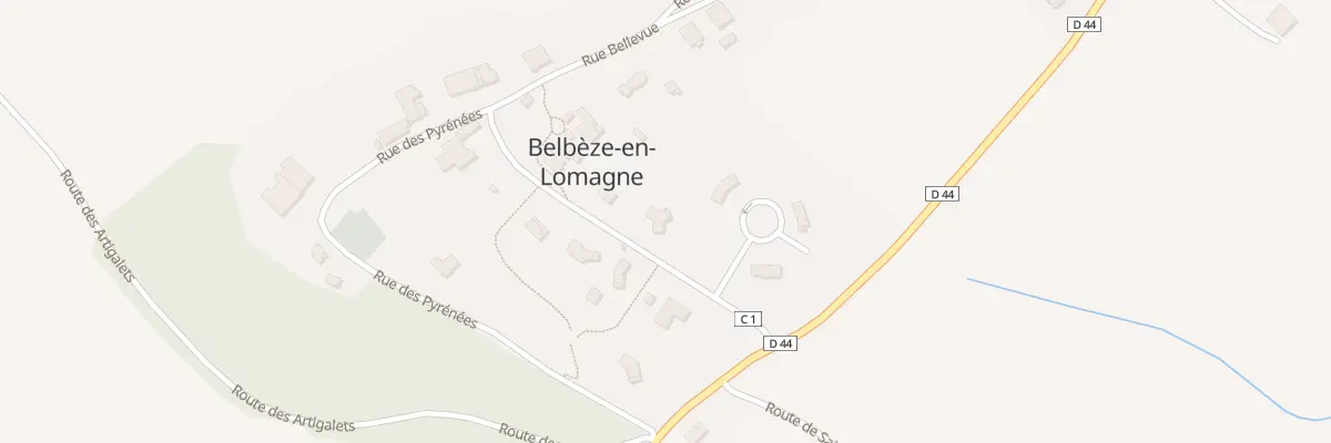 Plan du 3 Rue de l’Autan à Belbèze-en-Lomagne