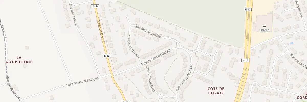 Plan du 15 Rue du Clos de Bel Air à Saint-Ouen
