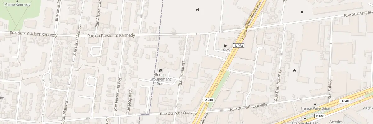 Plan du 5C Rue Demarest à Rouen