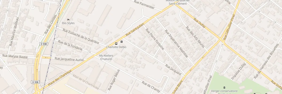 Plan du 24 Rue Jacquard à Rouen