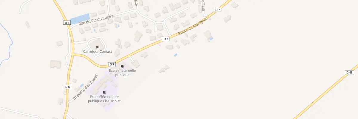 Plan du 286 Rte de Marignac au Fousseret