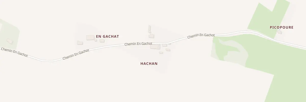 Plan du 96 Hachan à Saint-Thomas