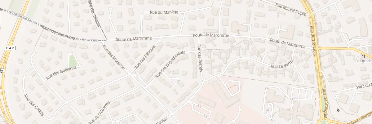 Plan du 1 Rue des Engoulevents à Mont-Saint-Aignan