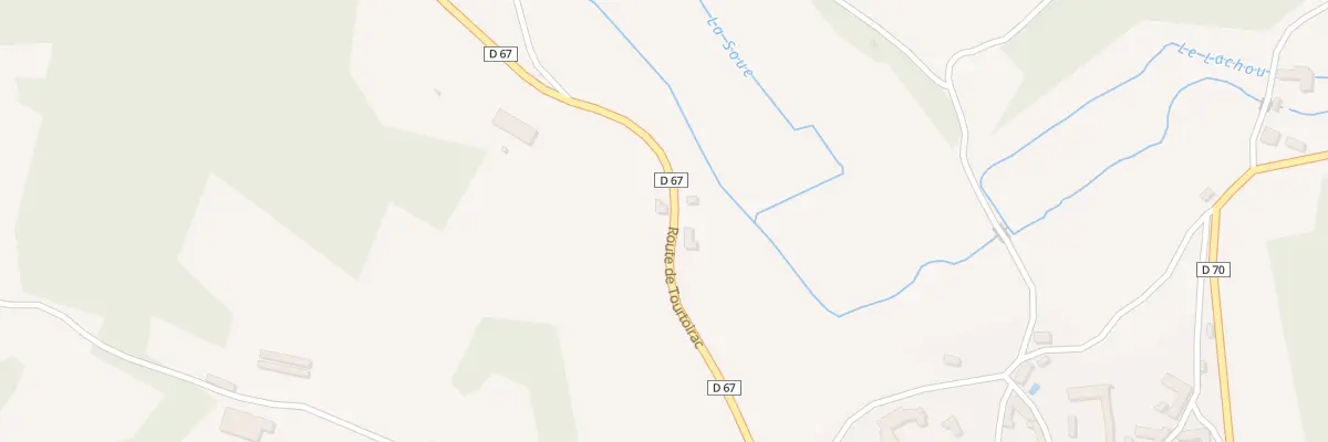 Plan du 44 Pre sous le Chateau à Sainte-Orse
