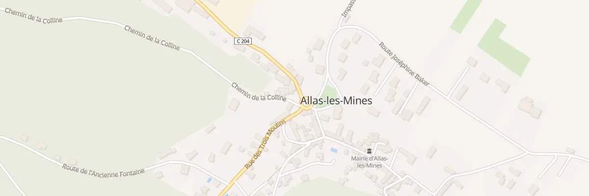 Plan du 82 La Place à Allas-les-Mines