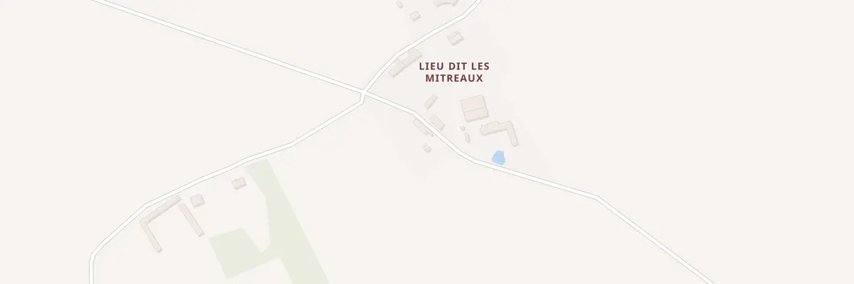 Plan du 2 Les Mitreaux à Louvilliers-lès-Perche