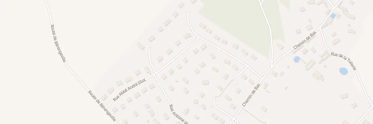 Plan du 21 Rue Abbe Andre Eliot à Sacquenville
