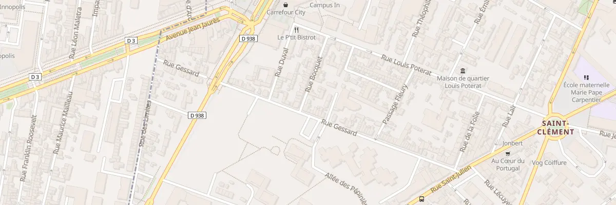 Plan du 80 Rue de Gessard à Rouen