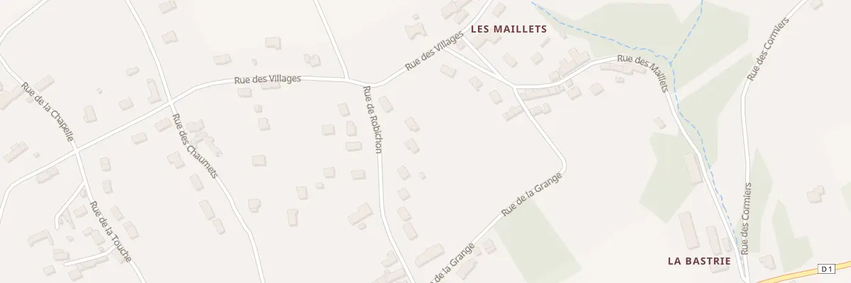 Plan du 5 Rue de Robichon à Cangey