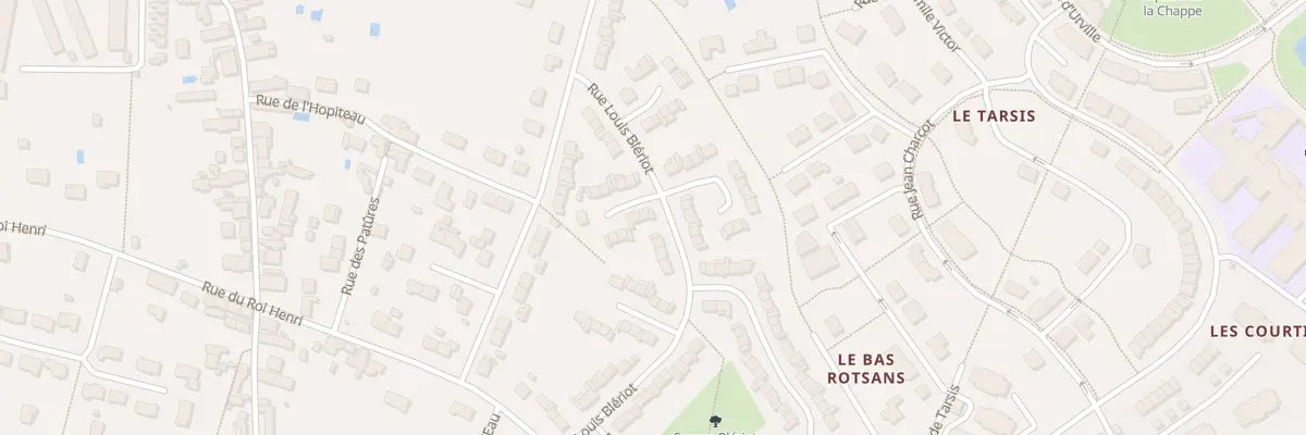 Plan du 1 All Hubert Latham à Vendôme