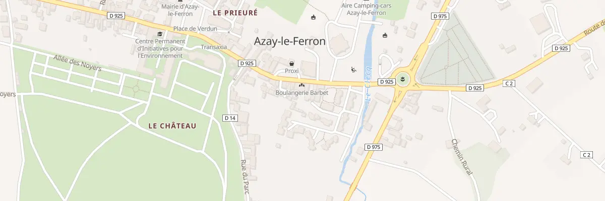 Plan du 7 Rue Hersent Luzarche à Azay-le-Ferron