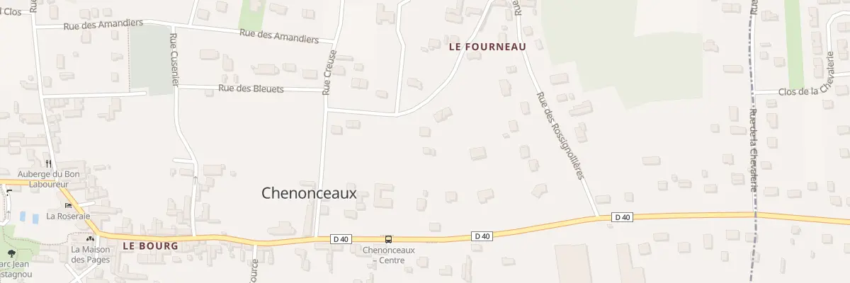Plan du 9 Rue du Levant à Chenonceaux