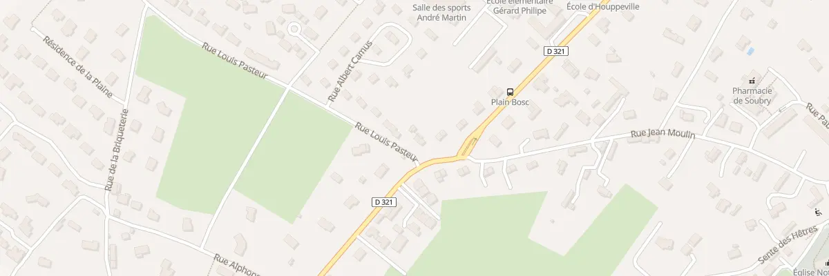 Plan du 20 Rue Louis Pasteur à Houppeville