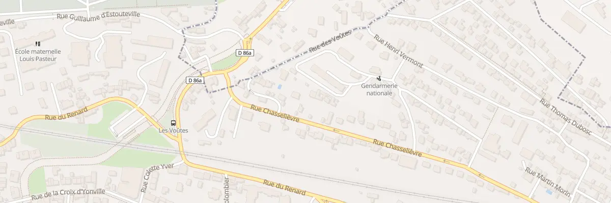 Plan du 118 Rue Chasselievre à Rouen