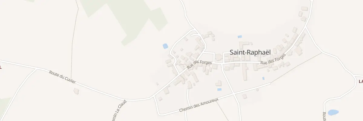Plan du 2 Imp du Bonheur à Saint-Raphaël