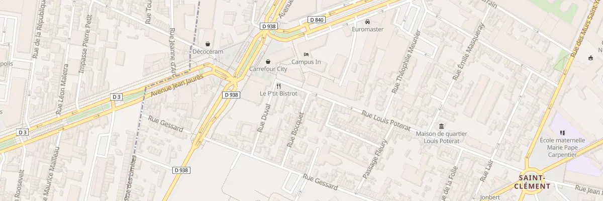 Plan du 85 Rue Louis Poterat à Rouen