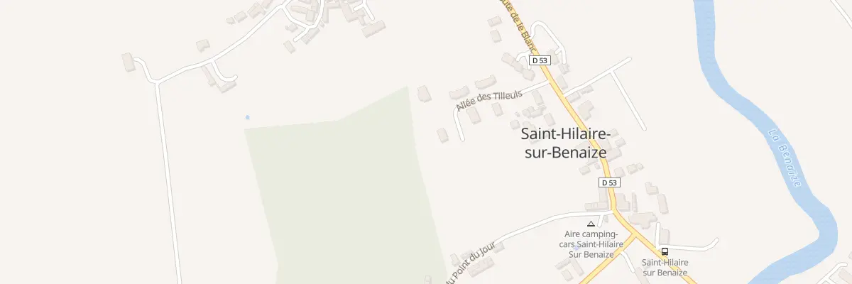 Plan du 14 All des Tilleuls à Saint-Hilaire-sur-Benaize
