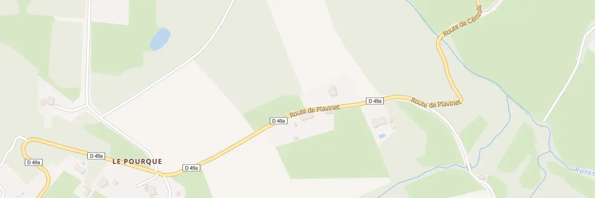 Plan du 69A Plavinet à Saint-Michel