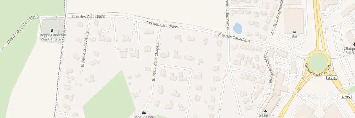 Plan du 65 Imp de la Chapelle à Saint-Aubin-sur-Scie