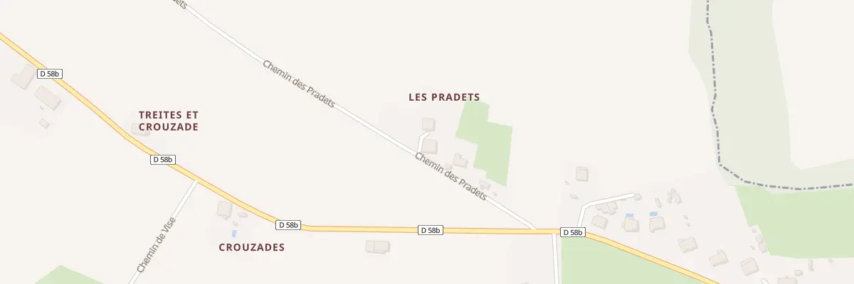 Plan du 901 Che des Pradets à Plagnole
