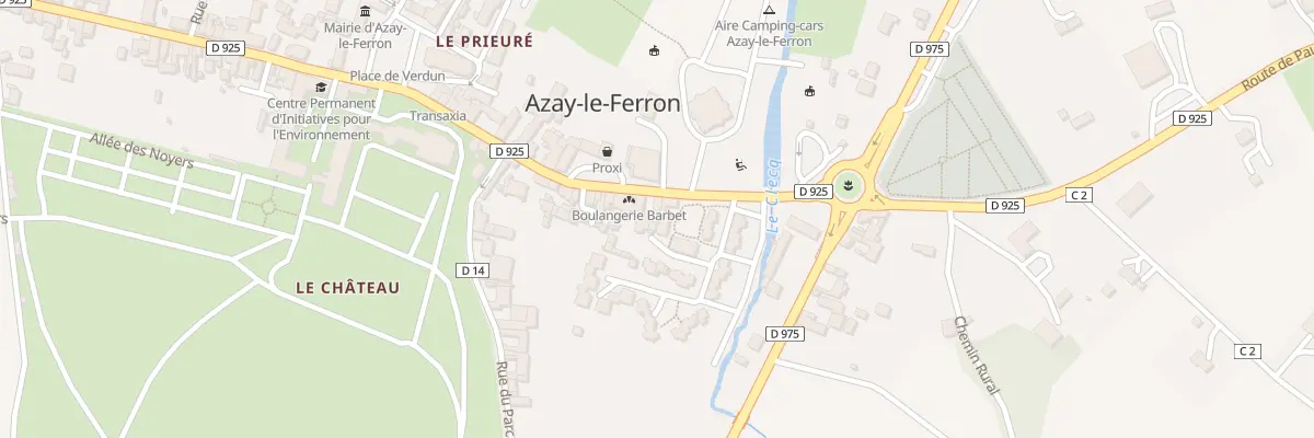 Plan du 3 Rue Hersent Luzarche à Azay-le-Ferron
