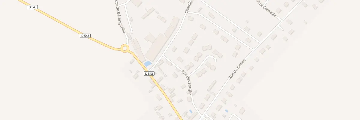 Plan du 6 Rue des Forges à Sacquenville